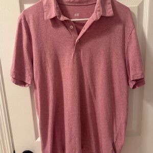 H&M Classic Polo Shirt in Pink